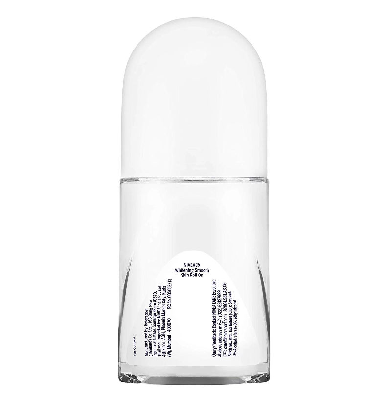Nivea Whitening Smooth Skin Roll On Deodorant, 25 ml view 2