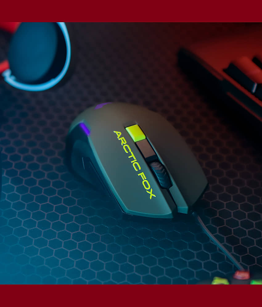 Arctic Fox 3600 DPI USB Gaming Wired Mouse view 2