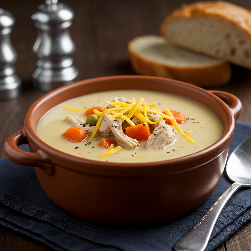 Chicken & Corn Creamy Soup