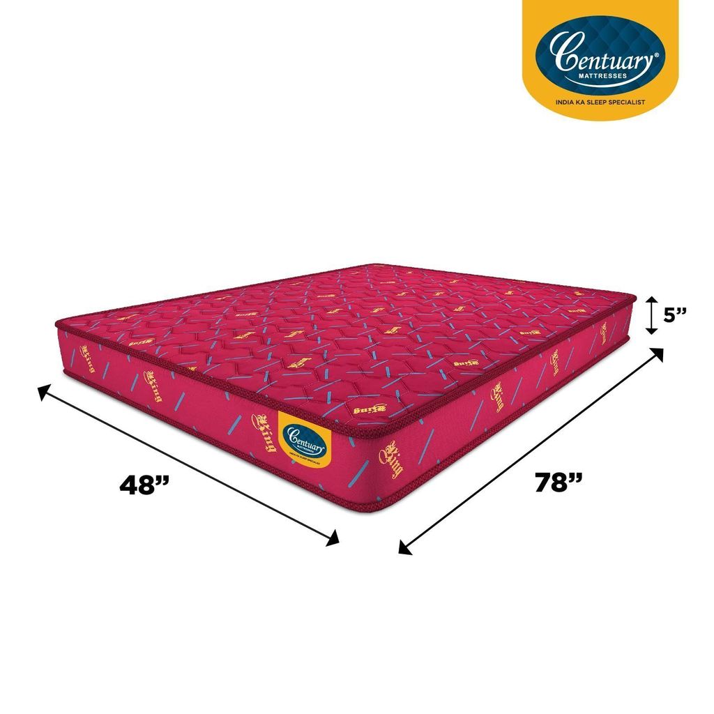 Centuary Mattresses King Coir Reversible Orthopedic 5 Inch Coir Mattress view 2
