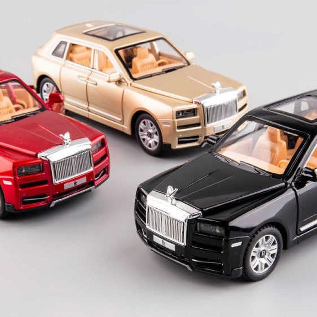 KTRS ENTERPRISE 1:32 Rolls Royce Cullinan Diecast Metal Pullback Toy car with Openable Doors & Light, Music Boys Gifts Toys for Kids - Multicolor view 2