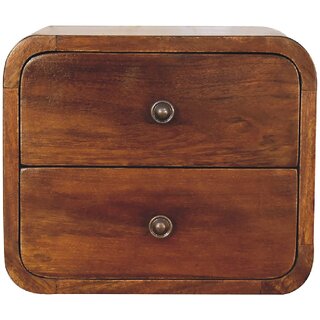 Floating Mini Chestnut Bedside view 2