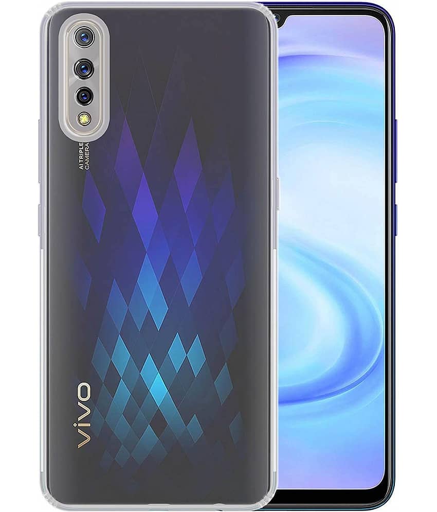 ZAMN - Transparent Silicon Silicon Soft cases Compatible For Vivo S1 ( Pack of 1 ) view 2