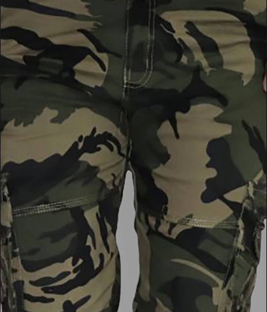 Urban Legends - Purple Cotton Regular-Fit Men's Cargos ( Pack of 1 ) view 2