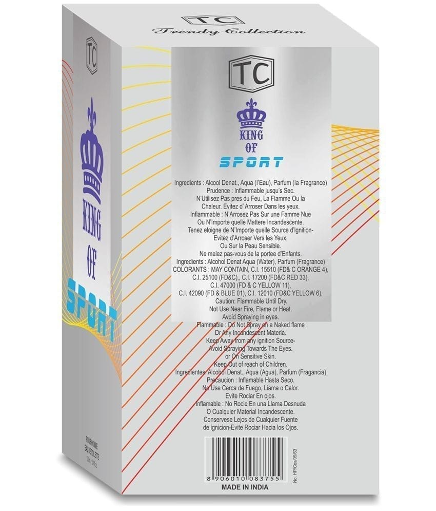 TRENDY COLLECTION King of Sport Long Lasting Perfume for Men-100ml Eau De Parfum (EDP) For Men 100ml ( Pack of 1 ) view 2