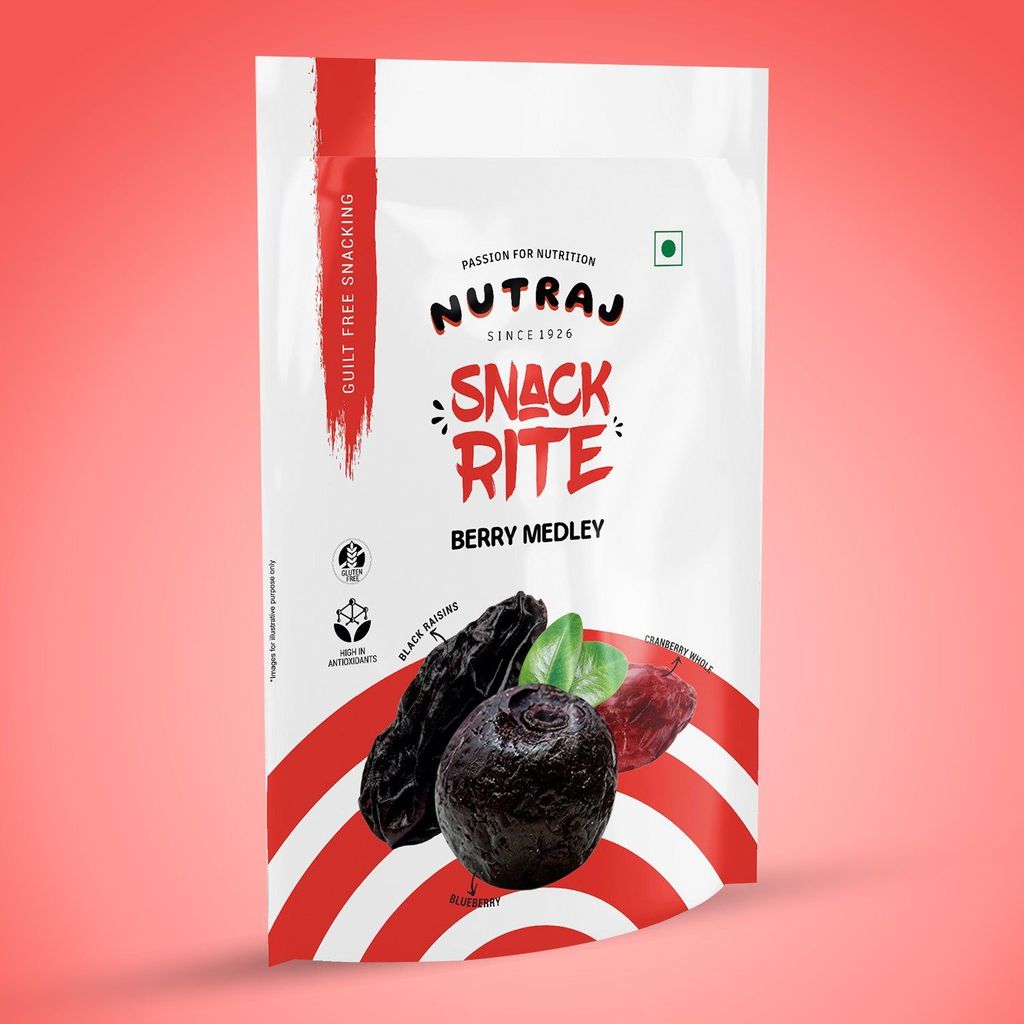 Nutraj Snackrite Berry Medley with Himalayan Pink Salt Mix 150g view 2