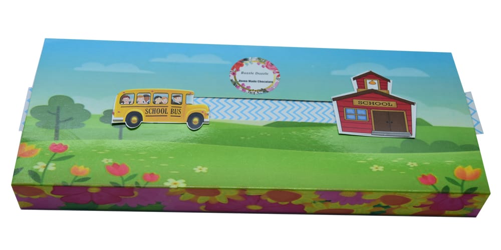 Razzle Dazzle Crayons & Eraser Chocolate view 2