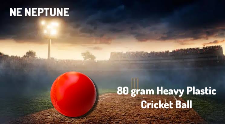 Heavy Plastic Cricket Training Balls 80 gm for Indoor and Outdoor Cricket Game, Heavy Plastic Ball for Cricket Drills and Bounce Practice, Red Pack of 12 view 2