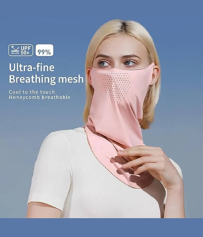 Breathable Ice Silk Outdoor Sports Mask - UV Protection, Quick Dry, Lightweight Face Cover view 2