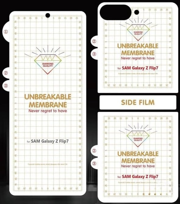 Samsung Galaxy Z Flip 7 Screen Protector view 2