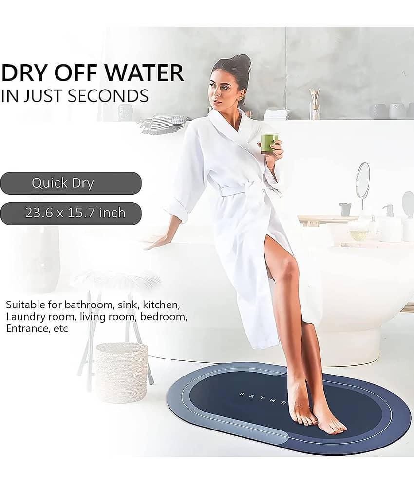 Bhavyta Rubber Bath Mat 40x60 cm ( Pack of 1 ) - Assorted Colors view 2