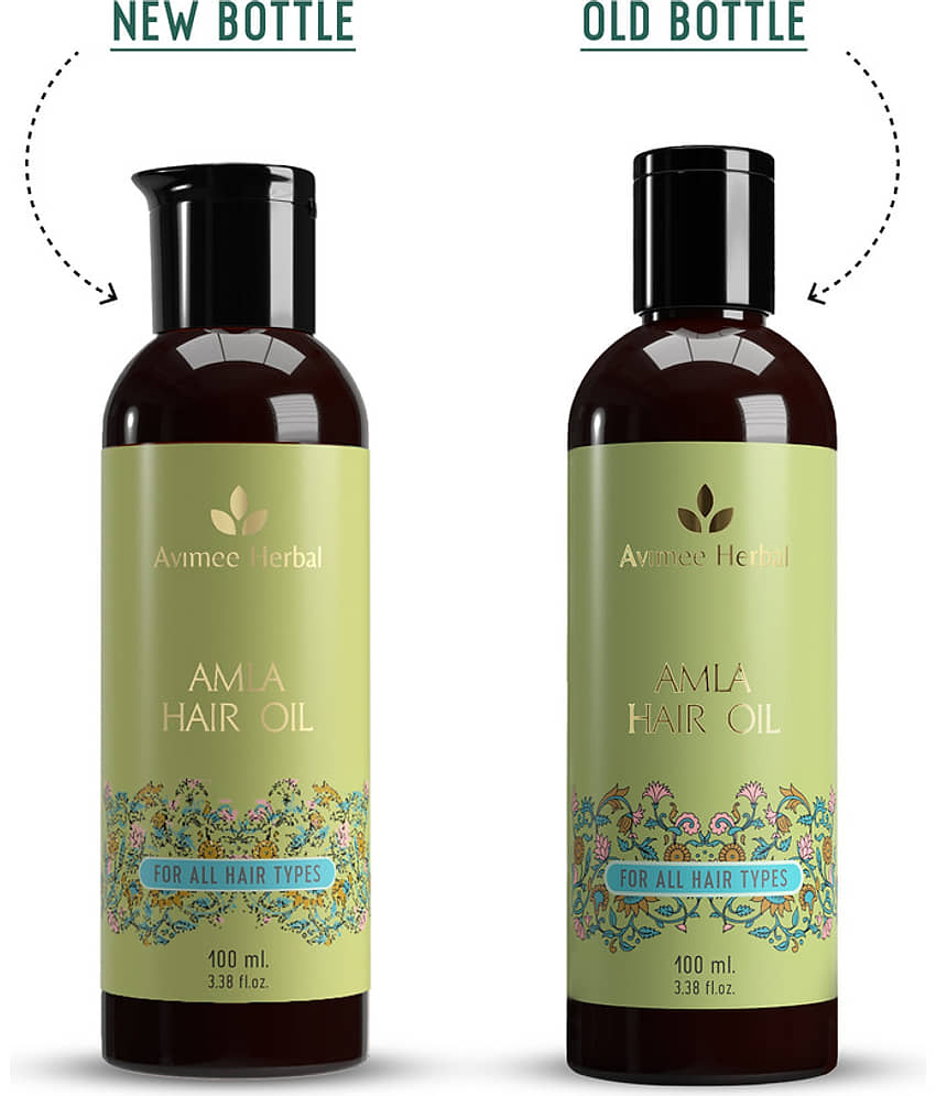 Avimee Herbal Amla Hair Oil Enriched with Vitamin C & Antioxidants For Healthy Hair Growth 100 ml, (Pack of 1) view 2