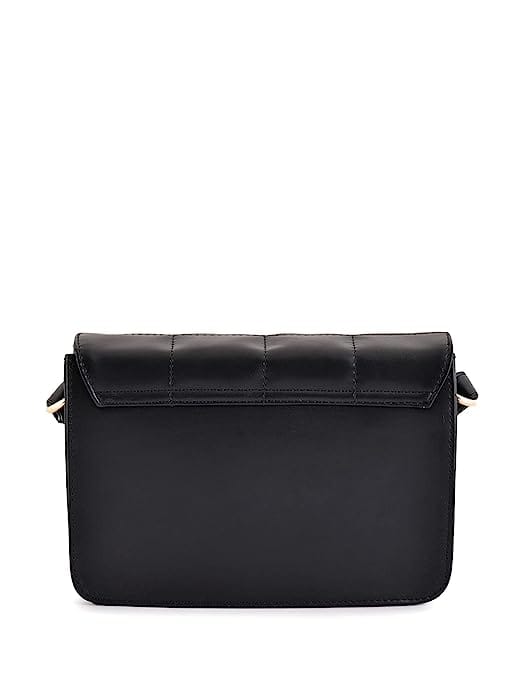Lychee Bags Women Pu Quilted Black Sling Bag view 2