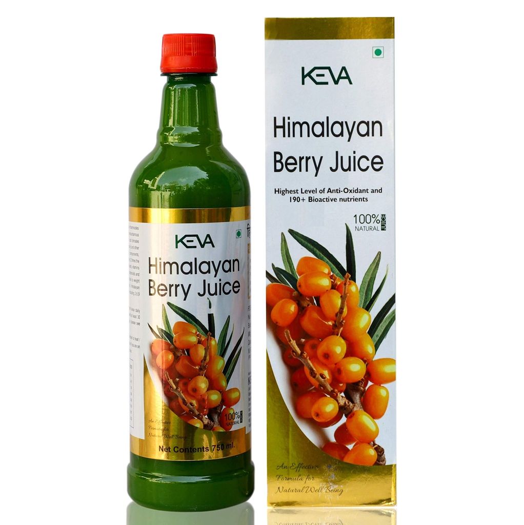 Keva Himalayan Berry Sea Buckthorn Juice - 750ml | Himalayan Berries| Rich Omega 3,6,9,7 | Vitamin C Rich view 2