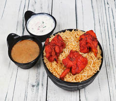 Chicken Lollipop Biryani