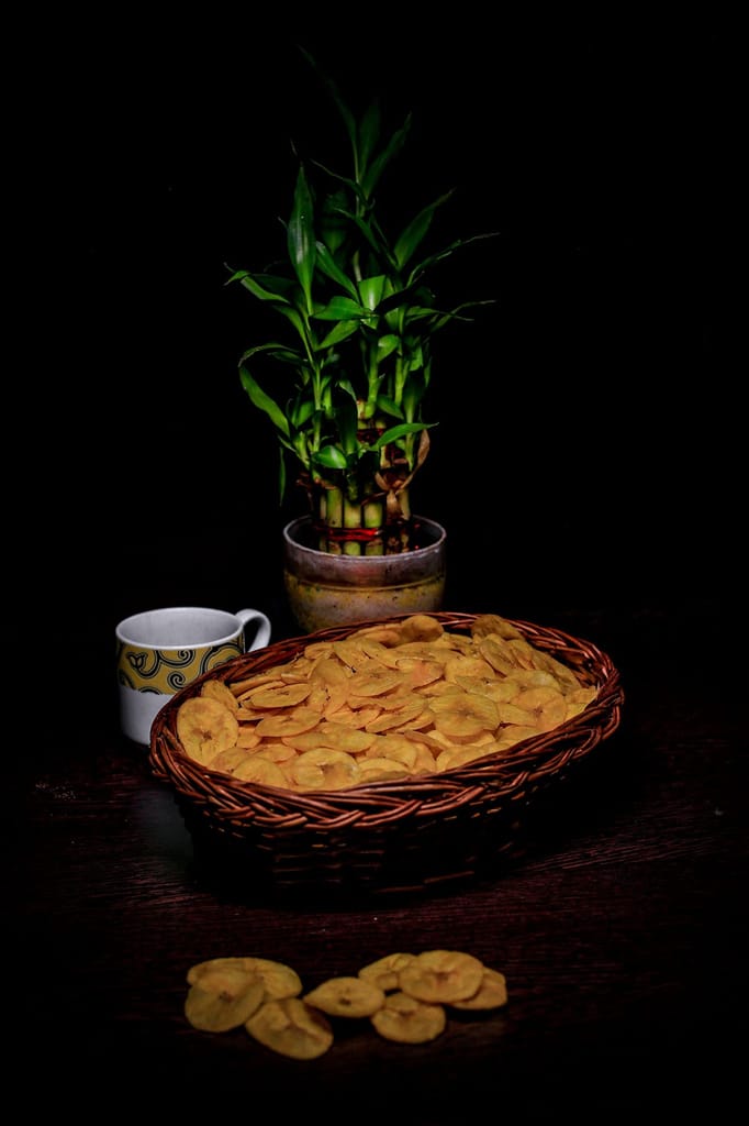 CRUNCHIZZ Authentic Kerala Style Yellow Banana Chips I Traditional South Indian Recipe I No Artificial Additives I Perfect Munchy Bites I Pack of One I view 2