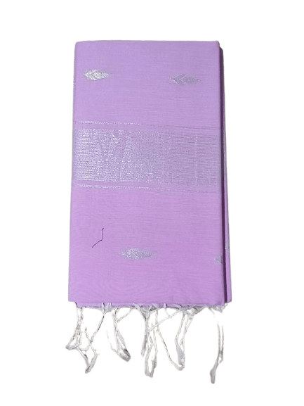 Kalyani Cotton Saree for Women | Soft Pure Cotton Saree with Blouse Piece | Traditional Daily Wear Handloom Style Saree | Lightweight Breathable Cotton Saree for Office, Casual & Festive Wear | with blouse view 2