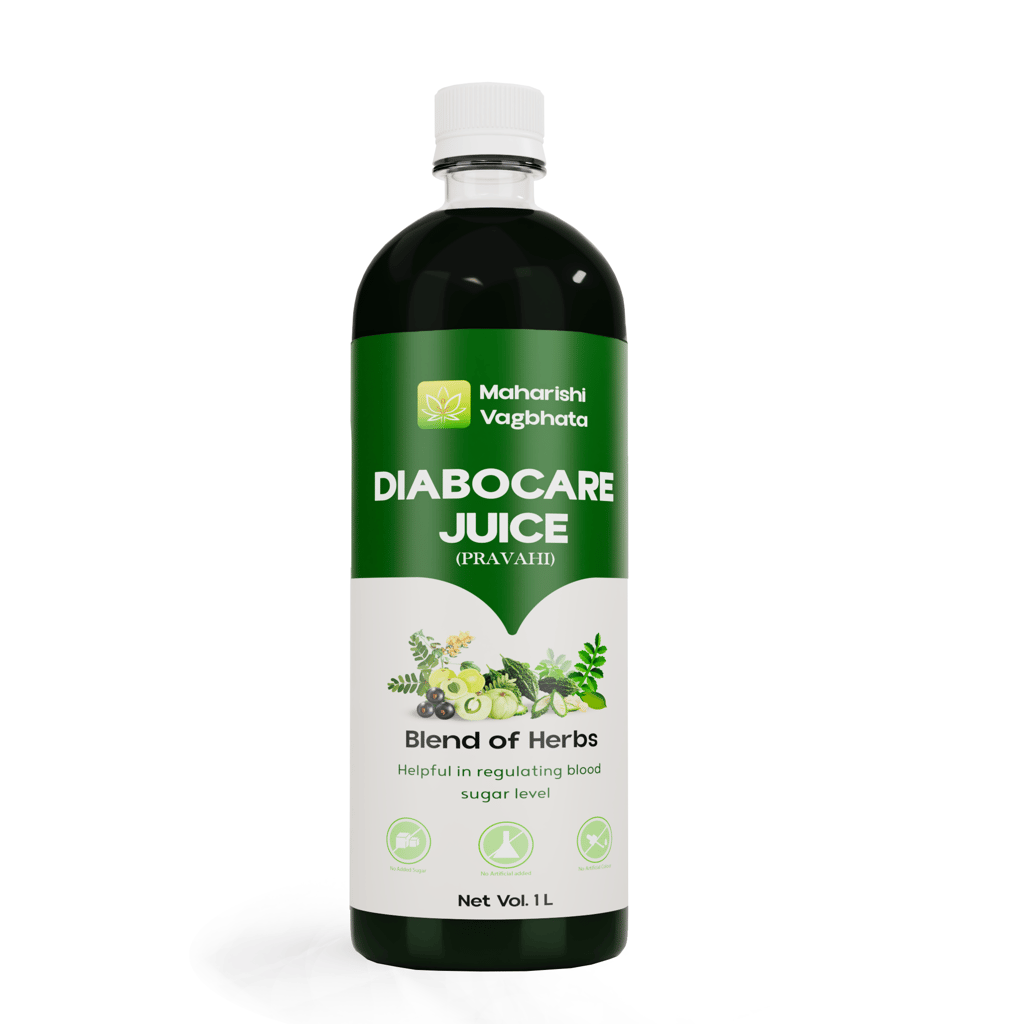 Maharishi Vagbhata Diabocare Juice (1 Ltr) | Clinically Proven Diabetic Care Juice with 14 herbs like Neem, Karela, Makoy, Tulsi, Triphala | Control Blood Sugar Level & Insulin Sensitivity view 2