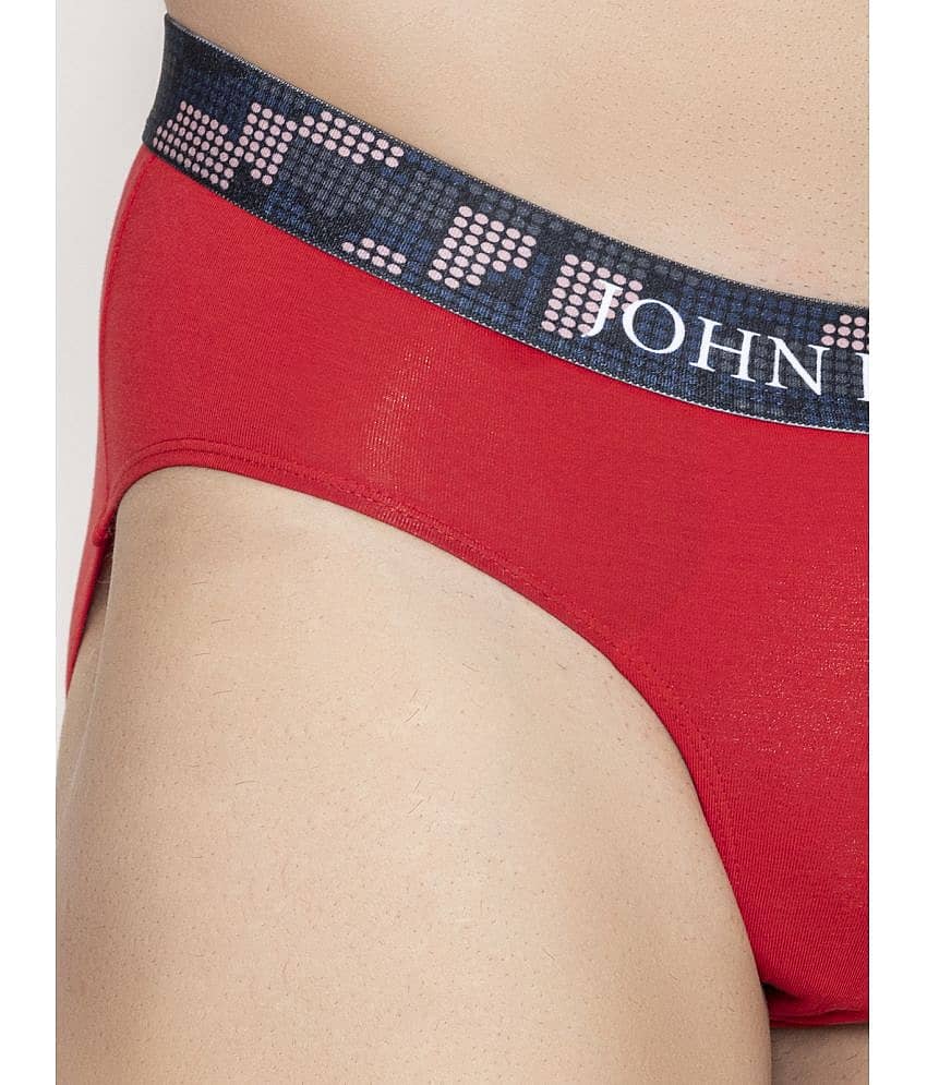 John Players Multicolor Cotton Men's Briefs ( Pack of 2 ) view 2