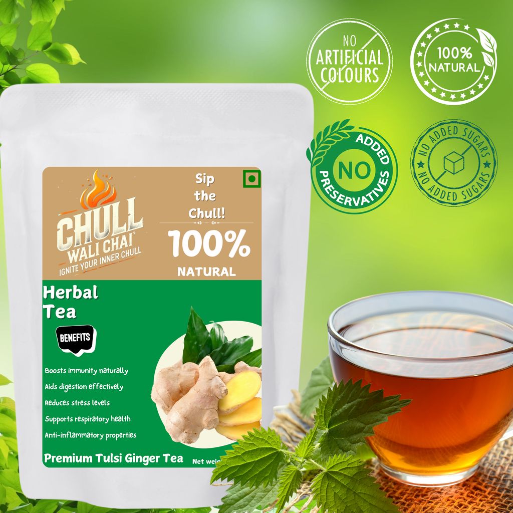 Premium Tulsi Ginger Tea view 2