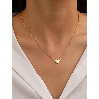 Fancy Gold Plated Round Shep Pendent And Golden Chain view 2
