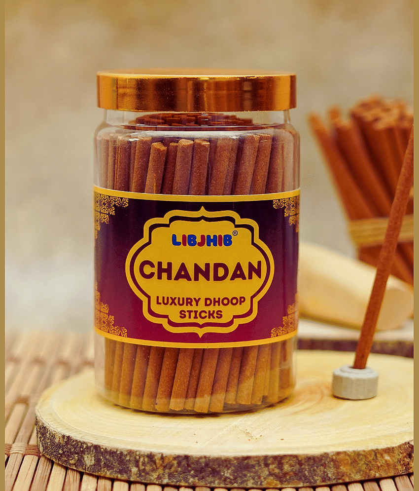 Libjhib Incense Dhoop Sticks Chandan 200 gm ( Pack of 1 ) view 2