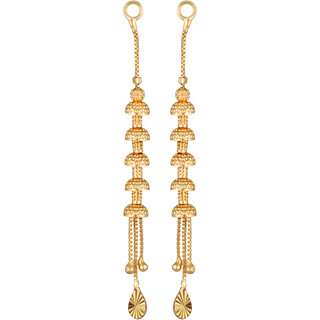 Vivastri Shimmering CharmingLong Jhumka drop Earring for Women and Girls [VIVA2686ERG] view 2
