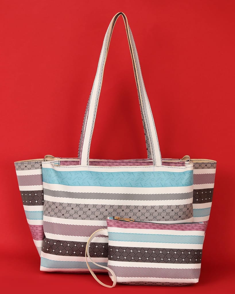 AUTHENTIC AK-WOMEN PC MULTI COMBO BLUE HAND BAG A542 view 2