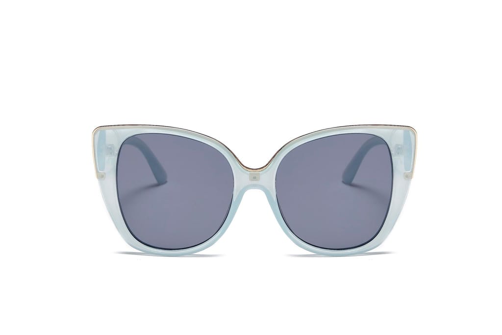 Eyenaks Cateye Sunglass For Women | UV400 Protection | Funky Wear | Pack of 1 (Blue) view 2