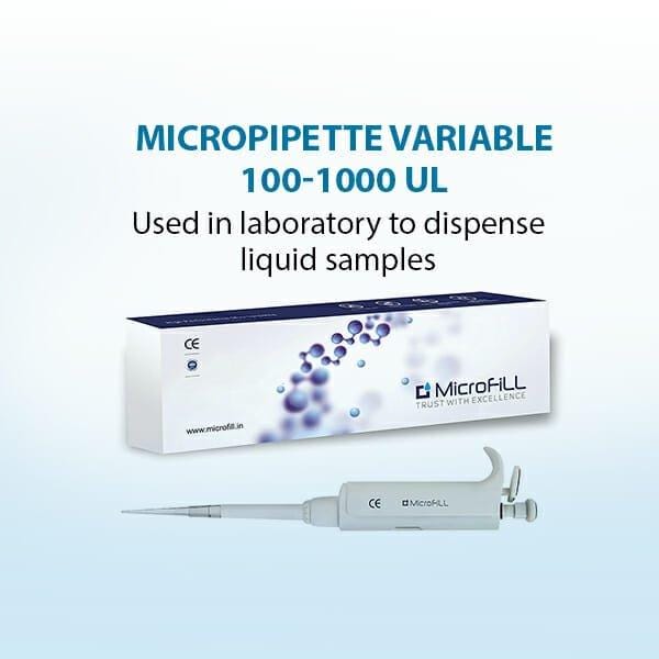MicroFiLL Variable Volume Micropipette (100-1000 µL)