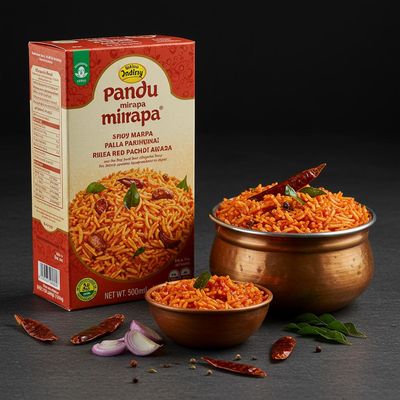 Pandu Mirapa Palla Pachadi Annam - Box 500ml