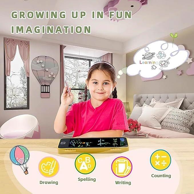 Magic Pencil Box for Kids Special Pencil Case with LCD Screen and Writing Pen with Erase Button | Pencil Box for Boys & Girls Best Birthday Gift with Multi Color view 2