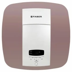 Faber Water Heaters Fwg Cyrus White Silver (Storage Water Geyser) 15 Ltr