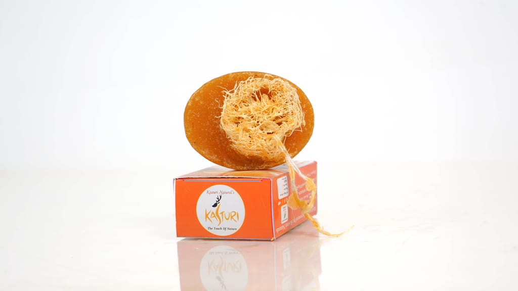 Orange Peel Loofah Soap