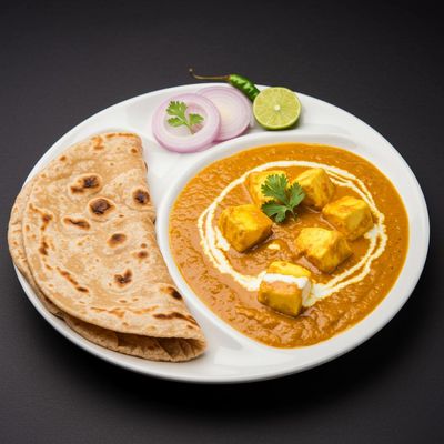 Chapati With Paneer Butter Masala