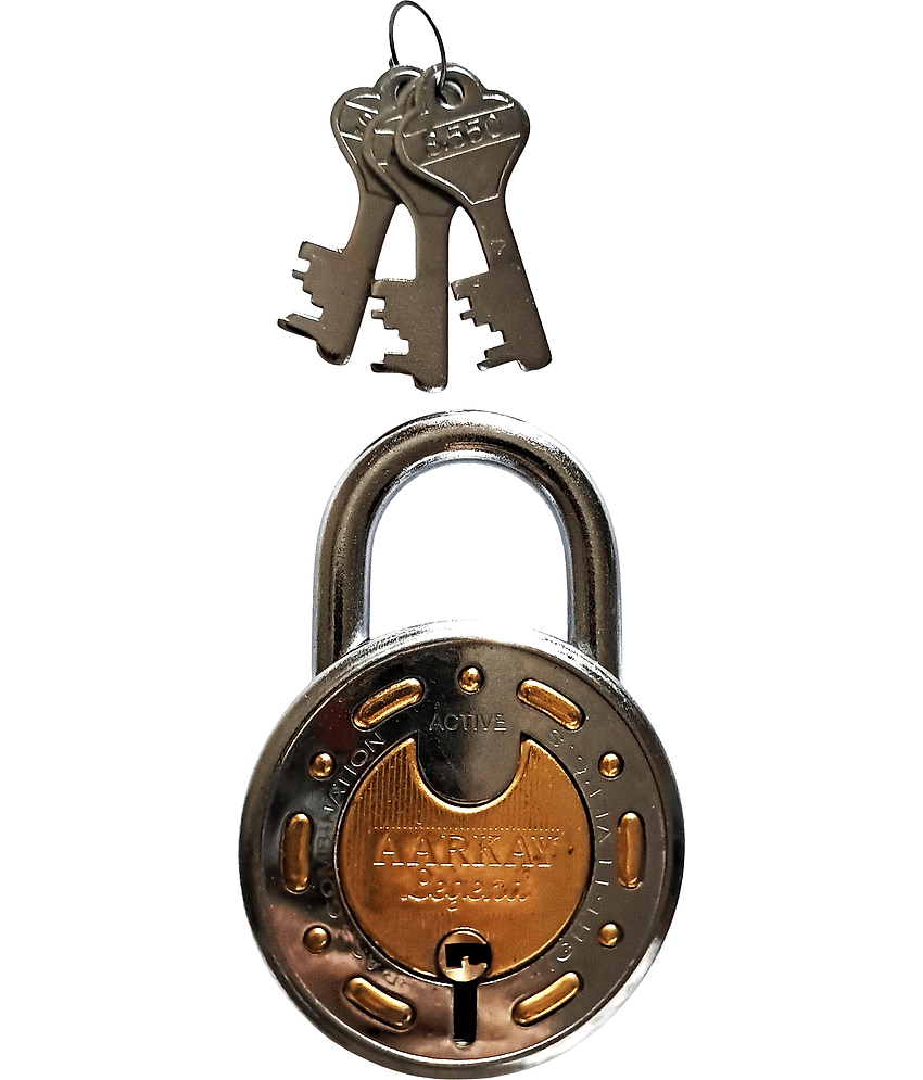 lockSet of 1, 65mm Pad Lock,Door Lock,Chain Lock,Machine Lock,Shutter Lock,Window Lock,Channel gate Lock,Office Lock,Home Lock Multipurpose view 2