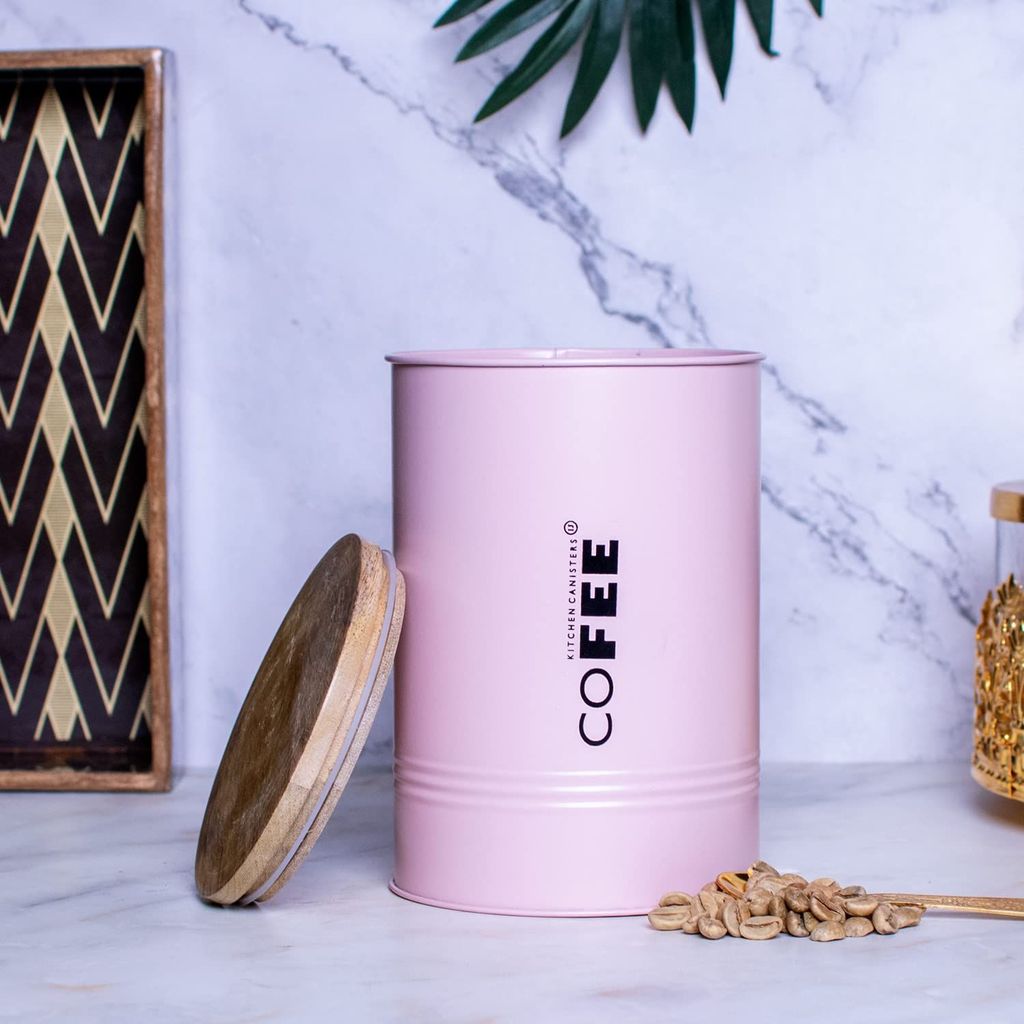 Craftlayout TIN Pink Canister, Pink 900 Ml view 2