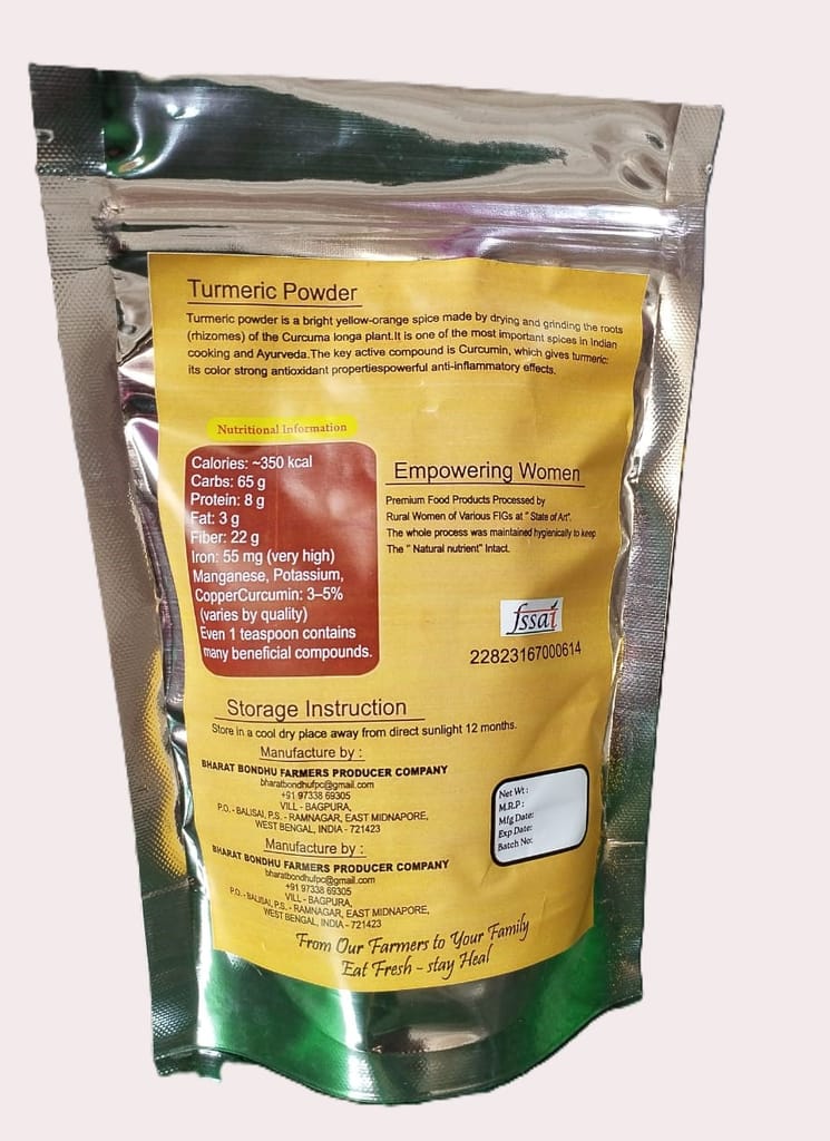 100% Natural Turmeric Powder - Premium Quality by Bharat Bondhu F.P.C Ltd. view 2