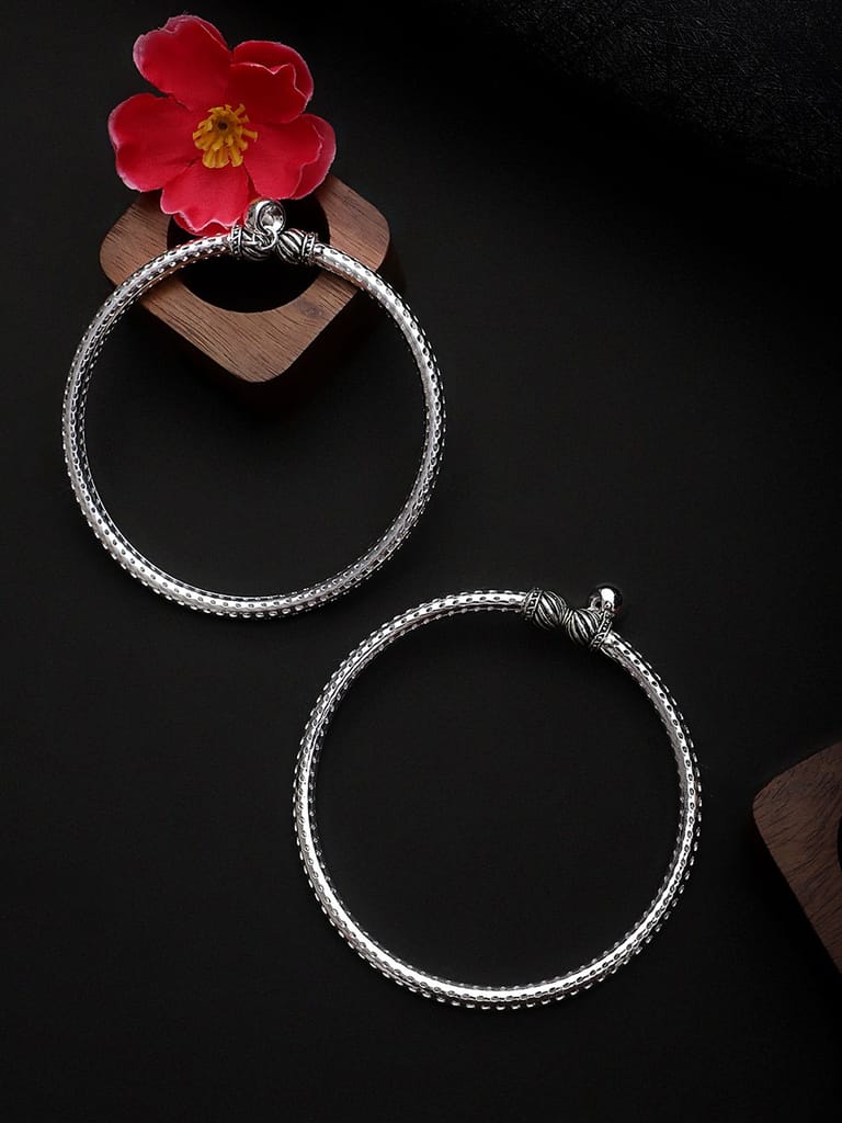 Cardinal Brass Kada Anklet / Pajeb/ Payal Adjustable view 2