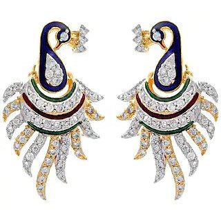 Hetprit Brass Gold Plated Pendent Set For Woman view 2