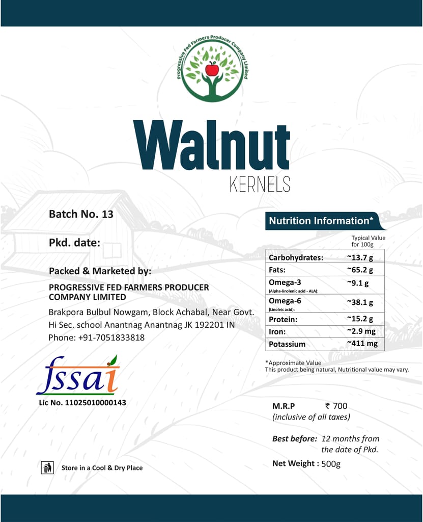 Walnut Kernels - Fresh & Delicious (pack of 4) view 2