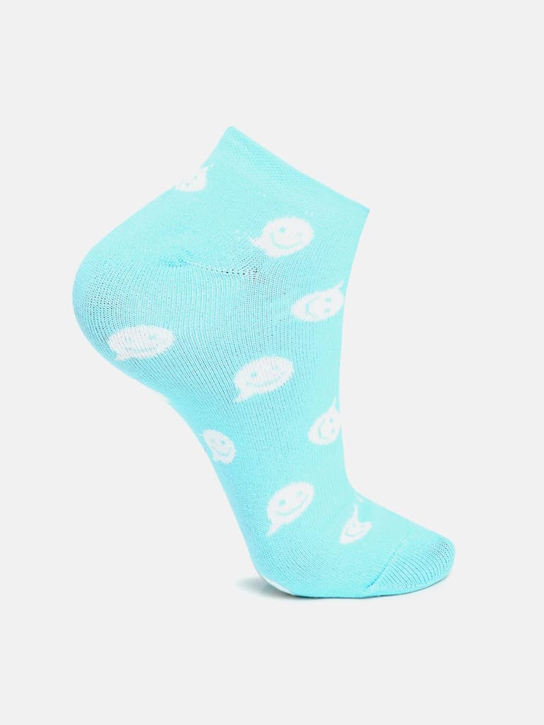 Kolor Fusion Women Assorted Ankle Length Cotton Socks (Pack Of 4) view 2