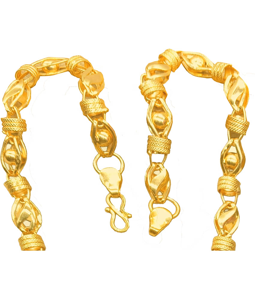 KRIMO Gold Plated Brass Chain ( Pack of 1 ) view 2