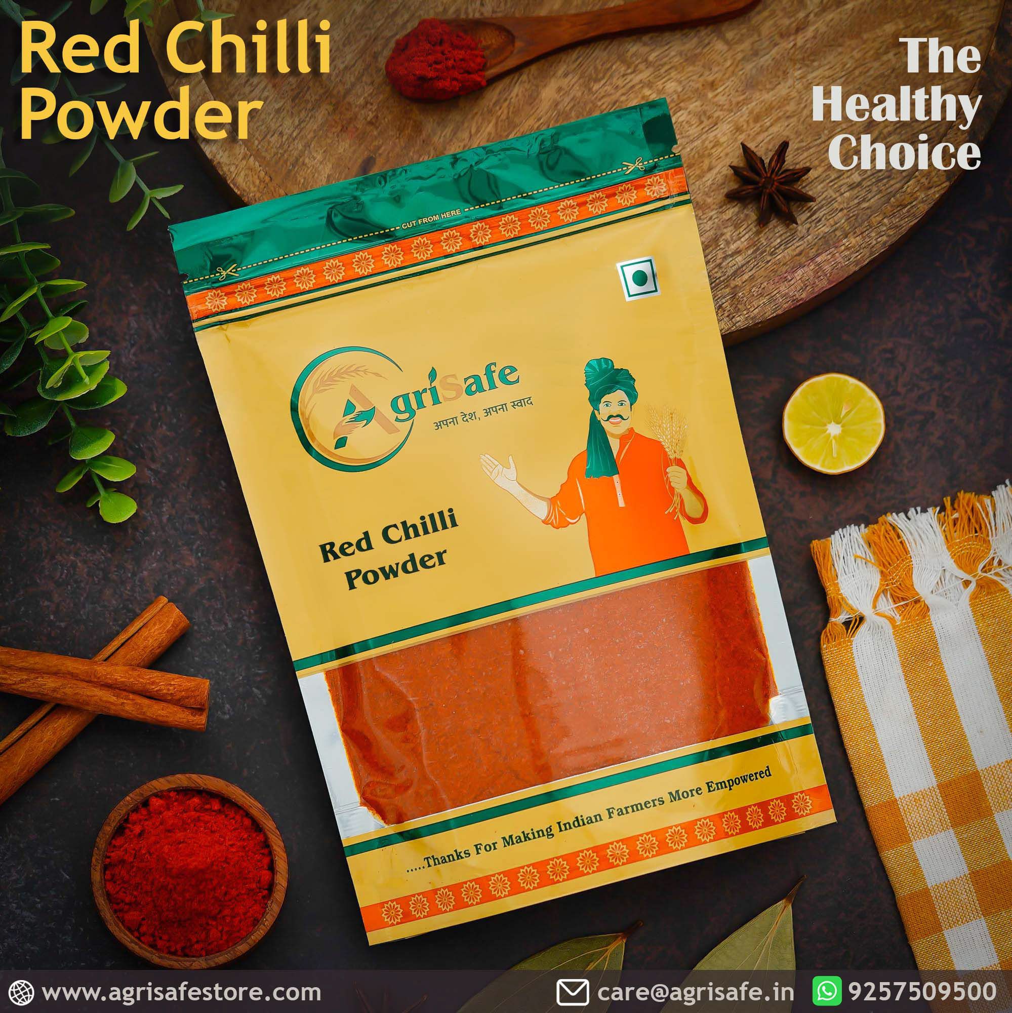 Agrisafe Red Chili powder 500gm view 2