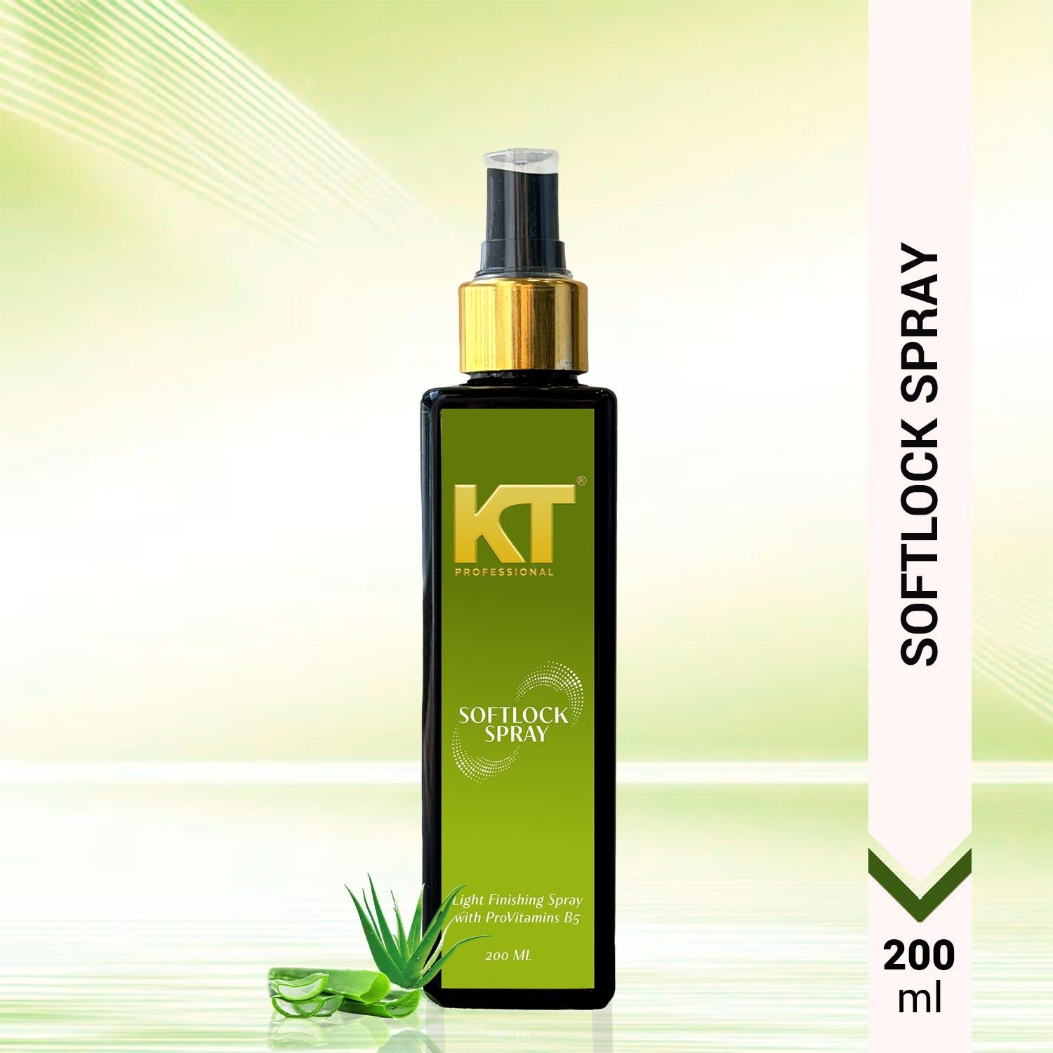 KT Professional Soft Locks Spray, Flexible Hold, Natural Shine & Texture – Cocktail 2 Edition - 200g view 2