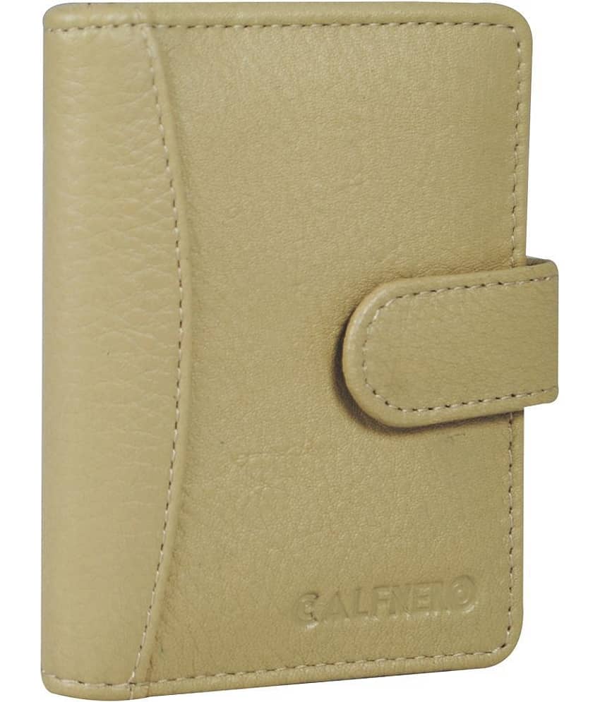 Calfnero Genuine Leather Card Case wallet view 2