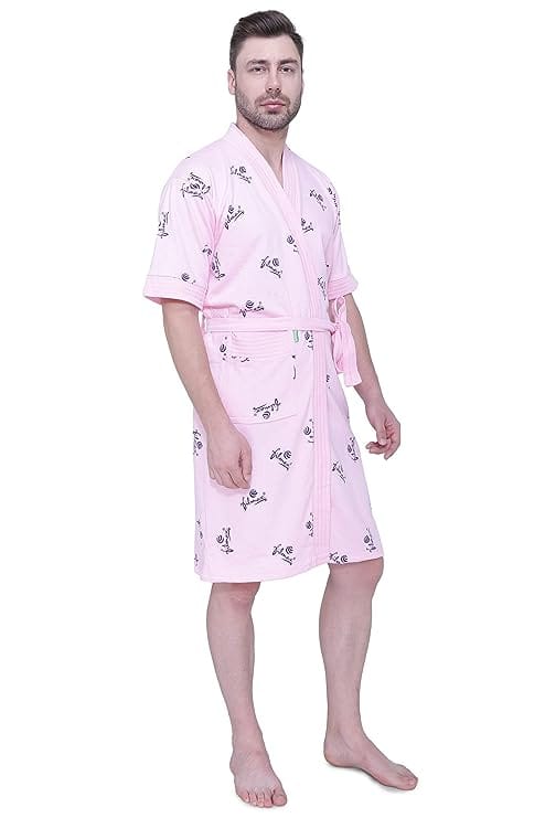 FILMAX Originals Unisex 100% Cotton in Terry 3/4 Sleeve Bathrobe (FX1-5402_XXL) view 2