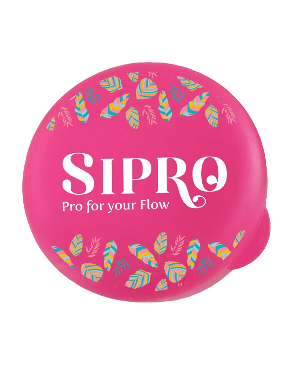 SIPRO Reusable Menstrual Cup for Women - Multi Fold Baby Pink | Travel Friendly with Pouch, Ultra Soft Odour & Rash Free,100% Medical Approved Silicone |12 Hours Protection, No Leakage FDA Approved (Pack of 1) | view 2