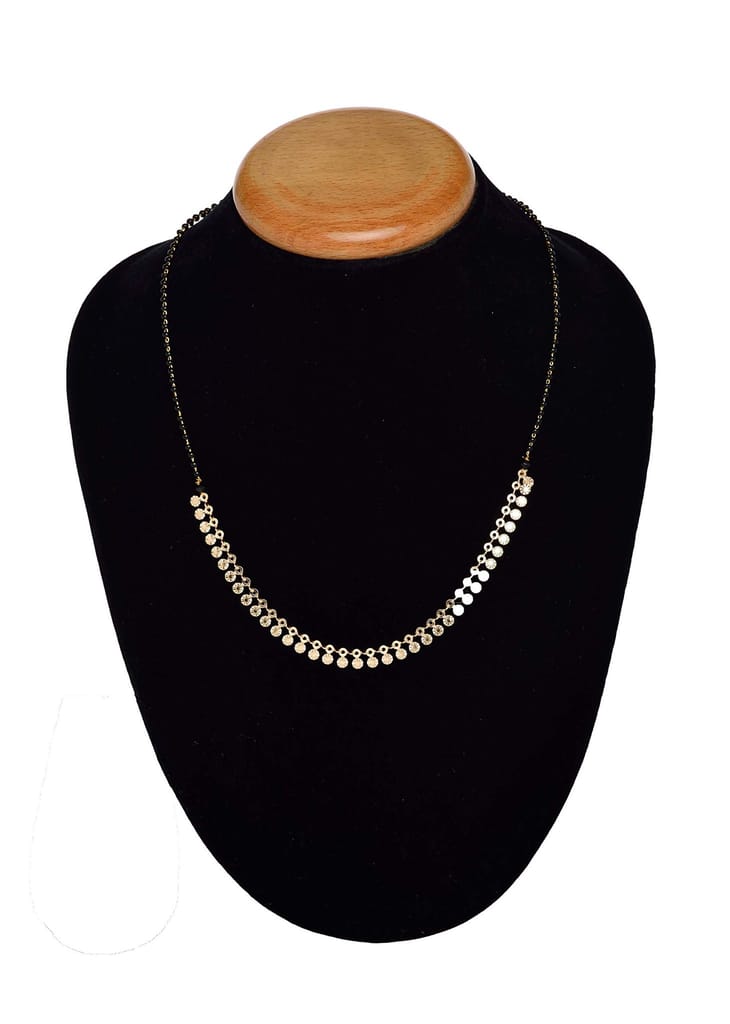 Aarohi13 GOLD PLATED COIN DESIGN MANGALSUTRA FOR WOMAN view 2