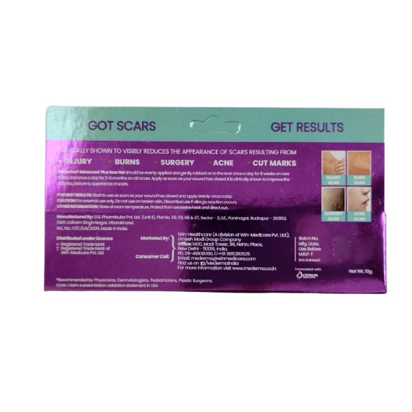 Mederma Advanced Plus Gel 10 Gms view 2